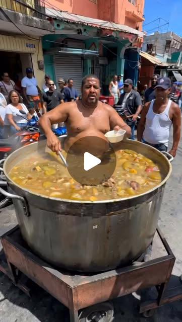 Fresh sancocho, a packed street, and one